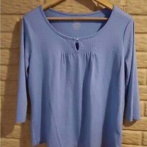 L. L. Bean Light Blue Blouse